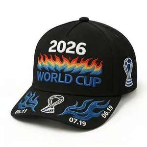Gorra de béisbol estructurada de tela de rizo con bordado a mano y logotipo personalizado, ajustable, para exteriores, venta al por mayor de fábrica, modelo 2026 - Product Image 3