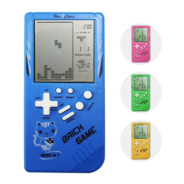 Wholesale Classic Handheld Game Console Mini Brick-Style Retro Toy with Russian Blocks for Kids & Family Fun