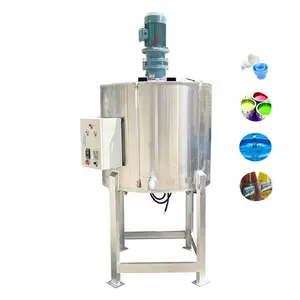 Sampo rambut Gel mandi, Mixer mesin pembuat sabun cair stainless steel 100L 200L 300L