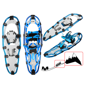 XATP Meilleure Qualité BSCI Cadre en Aluminium Plateau en HDPE Sangle à 1 trou de fixation Lève-talon Crampons à neige Fournisseur de skis - Product Image 1