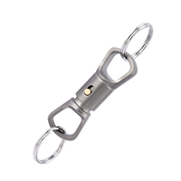 TGZUO Portachiavi EDC da Esterno a Sgancio Rapido, Portachiavi Tascabile Portatile EDC, Portachiavi Anti-smarrimento per Esterni
