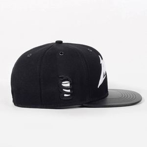 Wholesale ODM Custom Raised 3D Embroidery Logo Leather Brim Peaked <b>Cap</b> <b>Flat</b> Bill Fitted Hats Snapback Baseball <b>Caps</b> for <b>Men</b> - Product Image 5