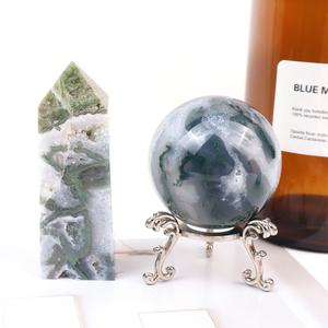 Confiance par plus de 10000 clients cristal naturel sculpture à la main pierre cristal mousse agate sculptures pour la décoration de la maison - Product Image 4