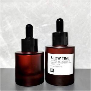 Bouteilles compte-gouttes en verre ambré de haute qualité 30ml 50ml Tubes d'emballage d'huile de massage d'huile essentielle de sérum de soin de la peau - Product Image 4