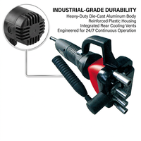 Machine de fermeture de soudures manuelle pour conduits de ventilation avec moteur, haute sécurité, pour ligne de production de conduits
