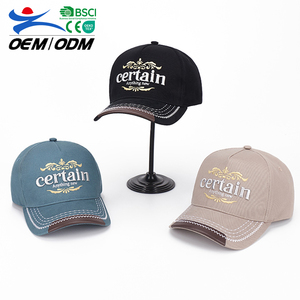 Letter Embroidery Wholesale Outdoor Baseball Cap Sports Cap for Men and Women - Product Image 1