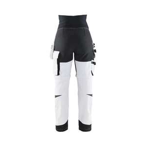 BLAKLADER - 710216421099L Maternity <b>painter</b> Zip-off trousers <b>White</b>/Black - EAN 7330509888407 WORK TROUSERS CARGO WORK TROUSERS - Product Image 2