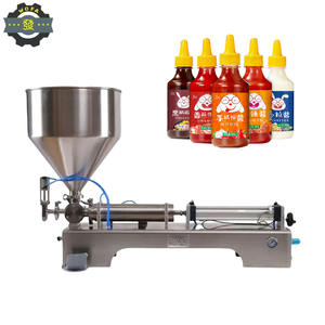 เครื่องบรรจุแบบกึ่งอัตโนมัติระบบลม 220V ความแม่นยำสูง สำหรับช็อกโกแลต ครีม โยเกิร์ต น้ำผึ้ง เจลว่านหางจระเข้ และน้ำสลัด - Product Image 5