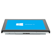 PC industriel tactile sans ventilateur à cadre ouvert de 15 pouces, panneau frontal IP65, tactile capacitif, tout-en-un, ordinateur HMI, OEM ODM disponible