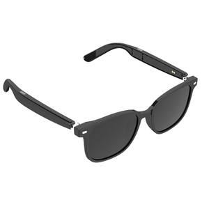 AI Smart Glasses Plastic Titanium Frame <b>Wireless</b> <b>Bluetooth</b> 5.3 Built-In Speaker IPX4 Magnetic Charging AI Translation Glasses - Product Image 1