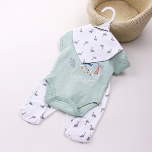 Conjunto de 3 Piezas de Ropa <span class=keywords><strong>para</strong></span> Bebé, Mono de Algodón 100% Clase A <span class=keywords><strong>para</strong></span> Recién Nacido, Manga Larga y Corta, Ropa Infantil <span class=keywords><strong>para</strong></span> las Cuatro Estaciones, Listo <span class=keywords><strong>para</strong></span> Enviar - Product Image 3