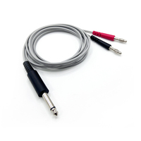 Kustom 3-Pin XLR Jack perempuan ke Dual Male Plug Y kabel ekstensi Splitter untuk Amplifier Speaker Headphone Mixer
