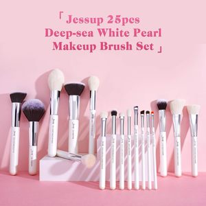 Per Jessup marca professionale Set di pennelli per il trucco T235 25 pezzi tra cui spazzole Kabuki viso T517 Set in scatola di 12 pezzi