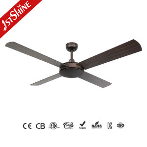 1stshine Ventilateur de plafond électrique silencieux 3 vitesses Moteur ventilateur de plafond à distance sans lumière - Product Image 2