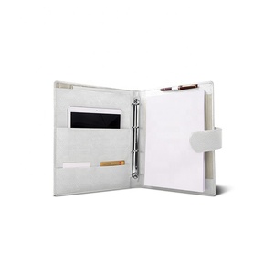 2021 세련된 padfolio 가죽 제요 비즈니스 포트폴리오 핸들 OEM padfolio 패드 포켓 - Product Image 1