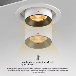 Grand View Garden Modern Minimalisme Verstelbare hoek Aluminium LED-spot Hoge CRI 95 voor woonkamer Entreehal 495L - Product Image 4