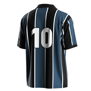 Camiseta de fútbol Polo personalizada con cuello en V con tela de secado rápido y gestión de la humedad para partidos de Club - Product Image 3