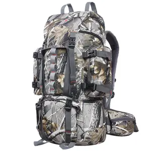 Hunting Backpack Internal Frame With Holder Sling 35 L Chair Camo Waterproof Best Selling Camping Tactical