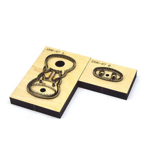 Matrice de découpe personnalisée pour porte-clés de voiture, porte-clés DIY en forme de cochon, pendentif, moule de découpe en acier pour bois, matrices de découpe pour cuir, Spellbinders, Sohobucks - Product Image 4