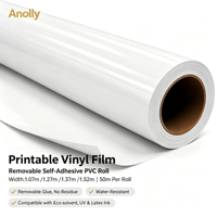 Vinilo de PVC Autoadhesivo Imprimible y Removible al por Mayor para Fabricación de Señalización y Gráficos de Pared