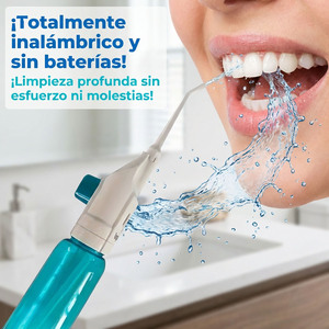 Portable Manual <b>Water</b> <b>Flosser</b> / Cordless Oral Irrigator / Interdental <b>Water</b> <b>Flosser</b> / Travel-Friendly Oral Irrigator - Product Image 3