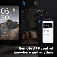 Panneau de contrôle intelligent pour la maison Tuya TYSH avec écran tactile IPS de 5 pouces, hub Zigbee, design de barre multifonction, application et télécommande