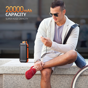Usine 20000mah chargeur sans fil magnétique batterie externe de charge solaire centrale solaire portable pratique - Product Image 6