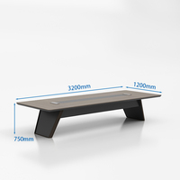 Ensemble de mobilier de bureau, table de réunion, table de conférence moderne
