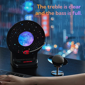 Space <b>Bluetooth</b> Audio New 2024 High-quality Small Subwoofer Moon Nightlight <b>Speakers</b> Atmosphere Lamp Ornaments for Birthday Gift - Product Image 3