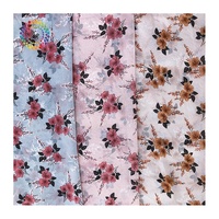 Tissu en mousseline de soie, imprimé fleuri rêveur, perles, nouvelle collection, livraison rapide