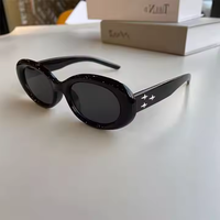 Ovale Tendance Premium Lunettes De Soleil Anti-bleu Lunettes De Soleil En Plein Air Cyclisme Parasol Petit Cadre De Luxe Femmes Lunettes De Soleil
