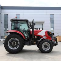 Tracteur agricole 4x4 haute performance avec moteur YTO 140 CV, prix le plus bas, certifié CE