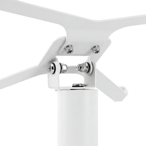 Support de <span class=keywords><strong>tablette</strong></span> antivol en métal réglable blanc pour bureau avec gestion des câbles, support stable pour comptoir de caisse - Product Image 5