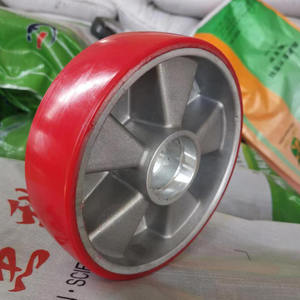 Rueda giratoria de nailon Pu, piezas de repuesto para carretilla elevadora, 80x70x20mm - Product Image 6