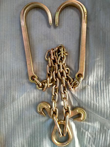 Cadena de Remolque Soldada al por Mayor G70 5/16" con Gancho en J para Remolcar, Cadena de Gancho para Camión, Cadena de Remolque, Eslinga de Remolque, Cadenas de Rescate V - Product Image 2