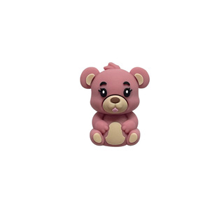 Lindas cuentas de silicona con forma de oso en colores mixtos para adornos de bolígrafos, accesorios para bricolaje. - Product Image 6