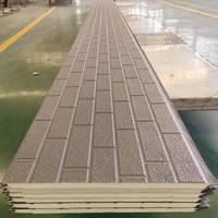 Styropor-Isolierplatten PU Außen-Dekorative Fassadenplatten in Ziegeloptik
