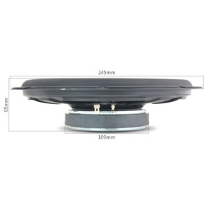 Ultra Thin <b>Speaker</b> 8 Inch 10 Inch Car Subwoofer Audio <b>System</b> Black 100W 12V General Use - Product Image 4