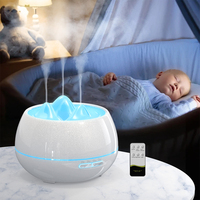 Diffuseur d'huile d'aromathérapie humidificateur d'air Portable Mini diffuseur d'huile de brume de Table à ultrasons avec lumières colorées