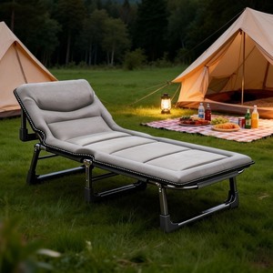 Cama <span class=keywords><strong>Plegable</strong></span> Portátil Ligera de PVC para Oficina y Camping al Aire Libre con Diseño Moderno y Simple - Product Image 5