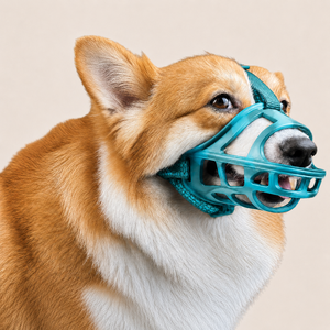 Muselière pour chien en silicone TPR, douce et respirante, en forme de bec de canard, pour l'entraînement et les jeux amusants - Product Image 6