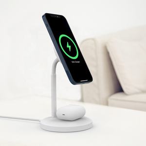 <span class=keywords><strong>Meilleur</strong></span> vendeur sur Alibaba produit le plus vendu <span class=keywords><strong>chargeur</strong></span> rapide sans fil 2 en 1 support de charge magnétique sans fil - Product Image 5