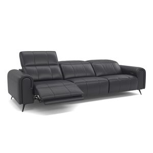Echtes <span class=keywords><strong>Leder</strong></span> Elektromotor Liege Couch Rechteck Form Ein Sitz Schnitts ofa Ausziehbare Funktion für Wohnzimmer Villa - Product Image 4