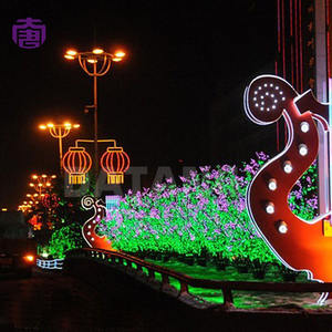 Durable Weatherproof Outdoor <b>Led</b> Lilac Blossom <b>Tree</b> Light Glowing Landscape Lighting For And Outdoor Event Decoration For Sale - Product Image 5