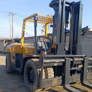 Chariot élévateur diesel TCM FD100 de 10 tonnes d'occasion d'origine japonaise pour la vente au détail en excellent état avec 1 an de garantie - Product Image 1