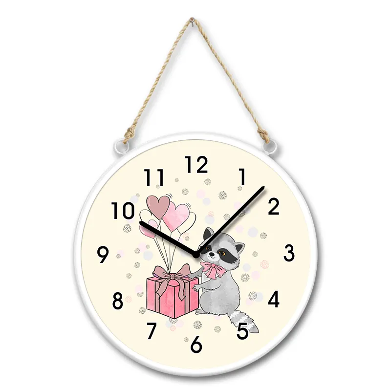 Round Shape Simple Style Rion Metal Frame Old Style Wall Clock Handmade Wall Clocks Large Round Metal Wall Clock