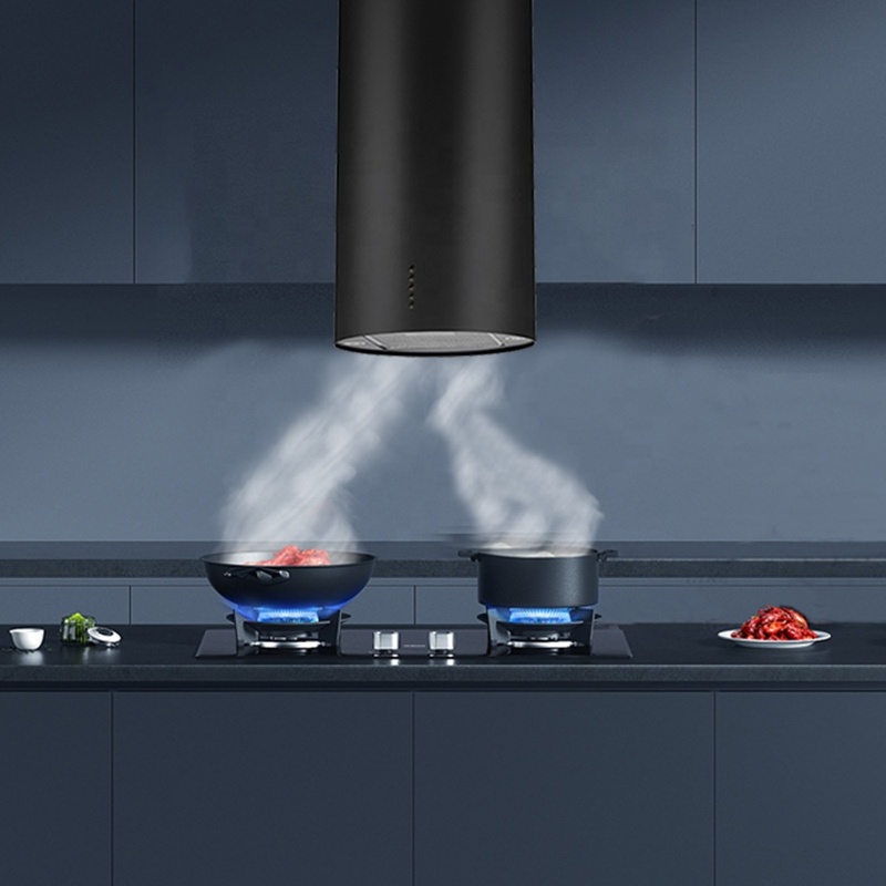 Kitchen Island Smart Range Hood Cooker