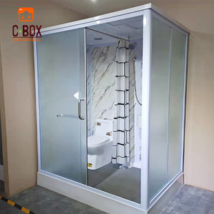 Cbox-sanitario portátil de lujo, baño pequeño todo en uno con ducha prefabricada - Product Image 2