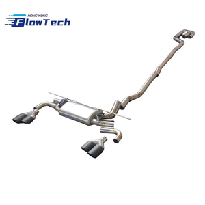 Sistema de Escape Catback con Válvulas de Titanio Pulido Espejo de Alto Rendimiento Profesional FlowTech para G30 540i 3.0T con Control Remoto - Product Image 2