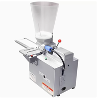 FCJ Petites machines de fabrication pour petites entreprises, machine automatique à raviolis motorisée, capacité de 20 pièces/minute, pour raviolis en boule